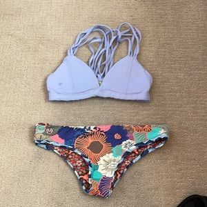 MAAJI REVERSIBLE SWIMSUIT BOTTOM AND TOP SIZE SML